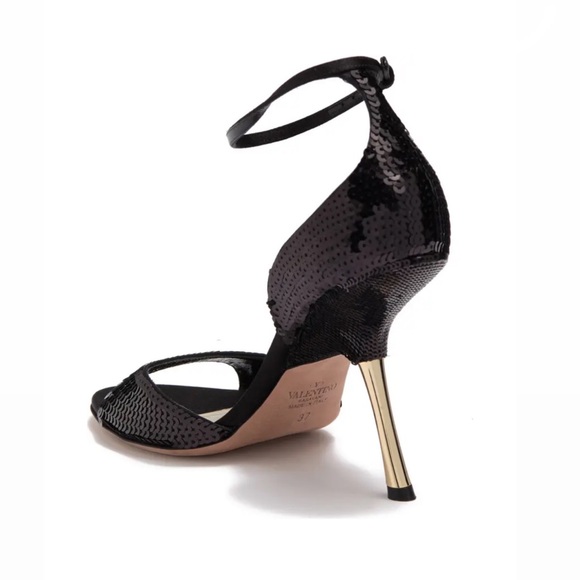 Valentino Sequin Angle Strap Sequin